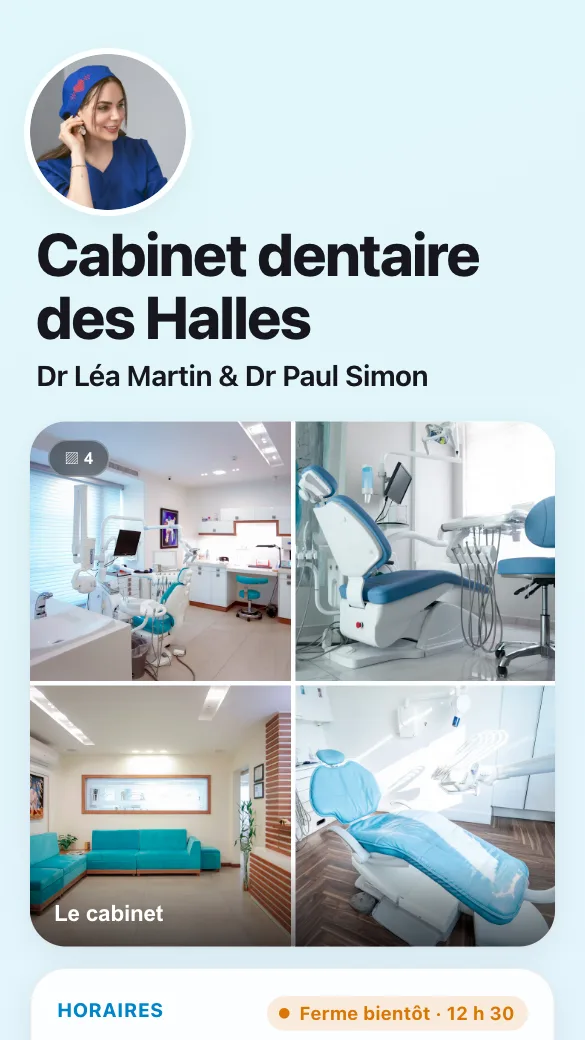 Aperçu du modèle Cabinet dentaire