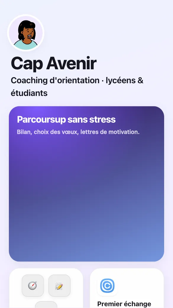Aperçu du modèle Coach en orientation