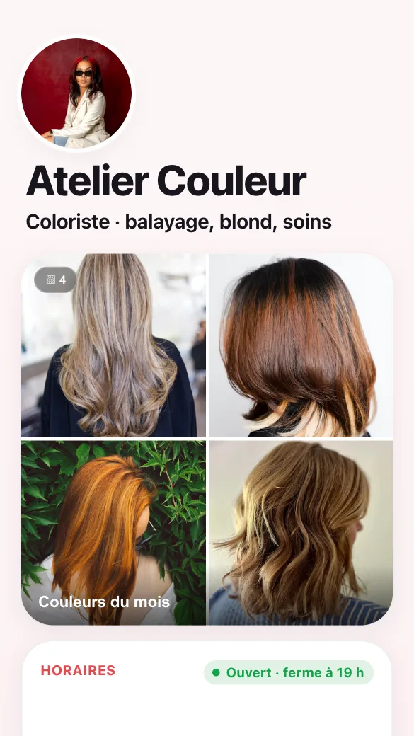 Aperçu du modèle Coloriste