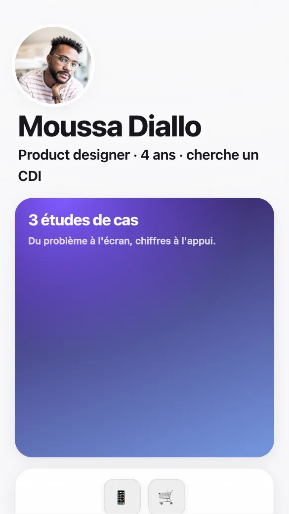 Aperçu du modèle Designer
