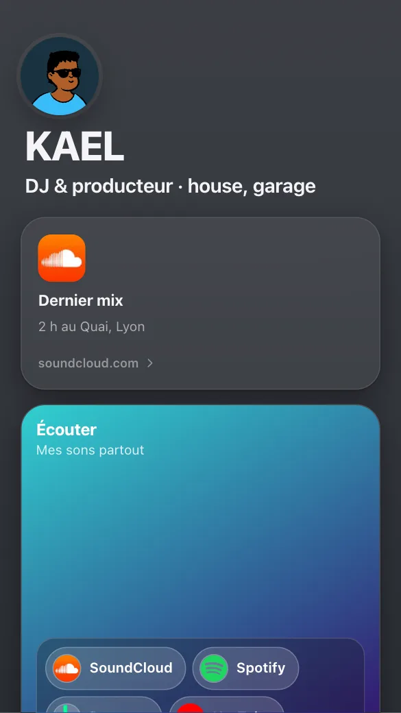Aperçu du modèle DJ & producteur