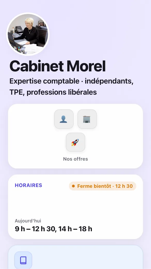 Aperçu du modèle Expert-comptable