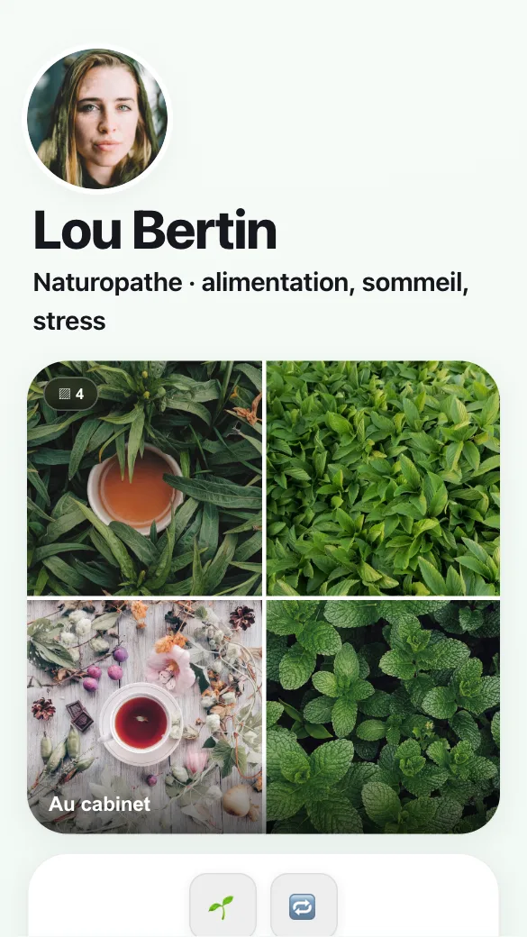 Aperçu du modèle Naturopathe