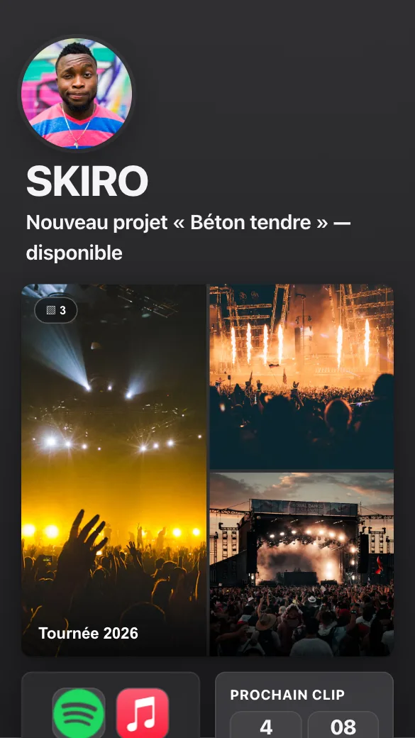 Aperçu du modèle Rappeur