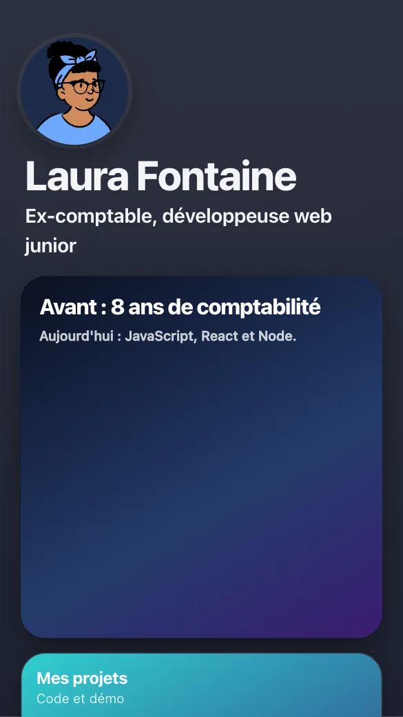 Aperçu du modèle Reconversion vers le code