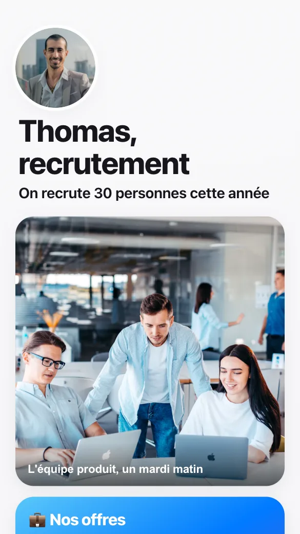 Aperçu du modèle Responsable recrutement