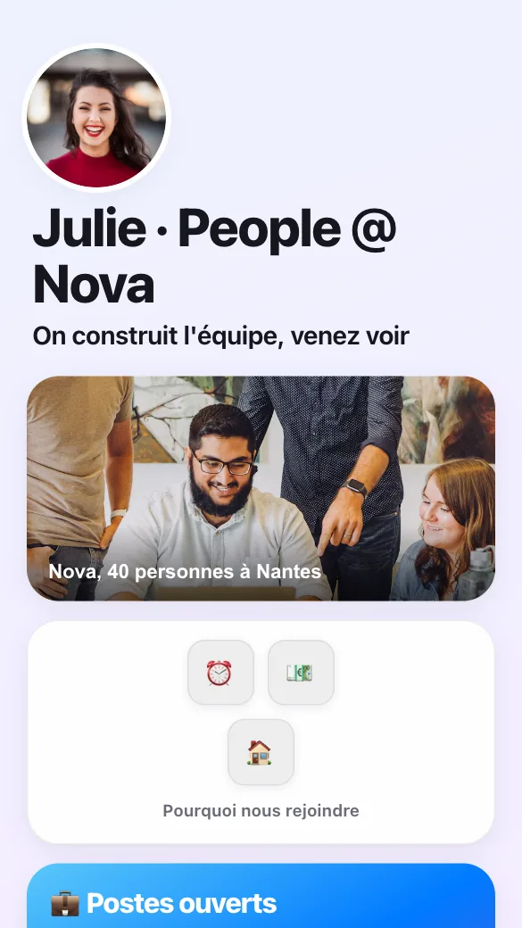 Aperçu du modèle RH de startup