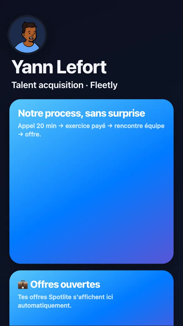 Aperçu du modèle Talent acquisition